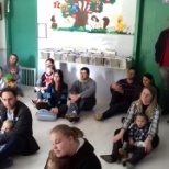 Reunião de país na creche Agostinho Antônio sei nem.