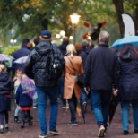 Het jaarlijkse personeelsuitje. Afgelopen jaar reisden we af naar de Efteling.