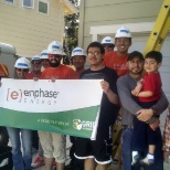 Enphase Volunteers bring renewable energy to Montes family!