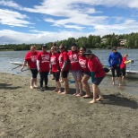 AHVI employees participating in the annual Dave Thorsen rowing challenge.