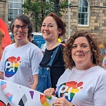 Members of our team at Belfast Pride