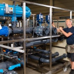 We bouwen alle watertechnische units zelf in de werkplaats.