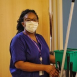 Our Environmental Services team members play a critical role in keeping our facilities clean