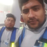 Esta foto la tome como a las 11:30 de la noche despues de aver terminado mi turno laboral de 6am a 5